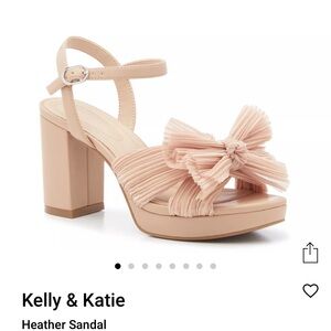 Kelly and Katie blush heels